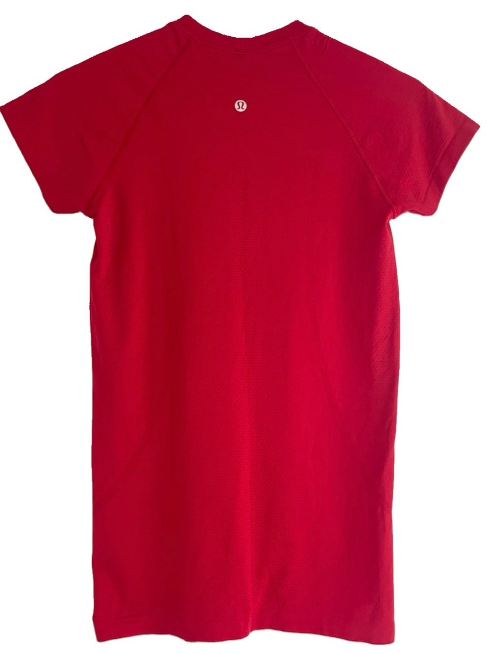 lululemon Swiftly Tech Short Sleeve Shirt Crew Red Running Top Size 6 - Picture 2 of 5